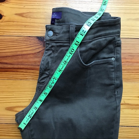 NYDJ Brown Stretch Legging Jeans, EUC, 8 - Picture 10 of 13